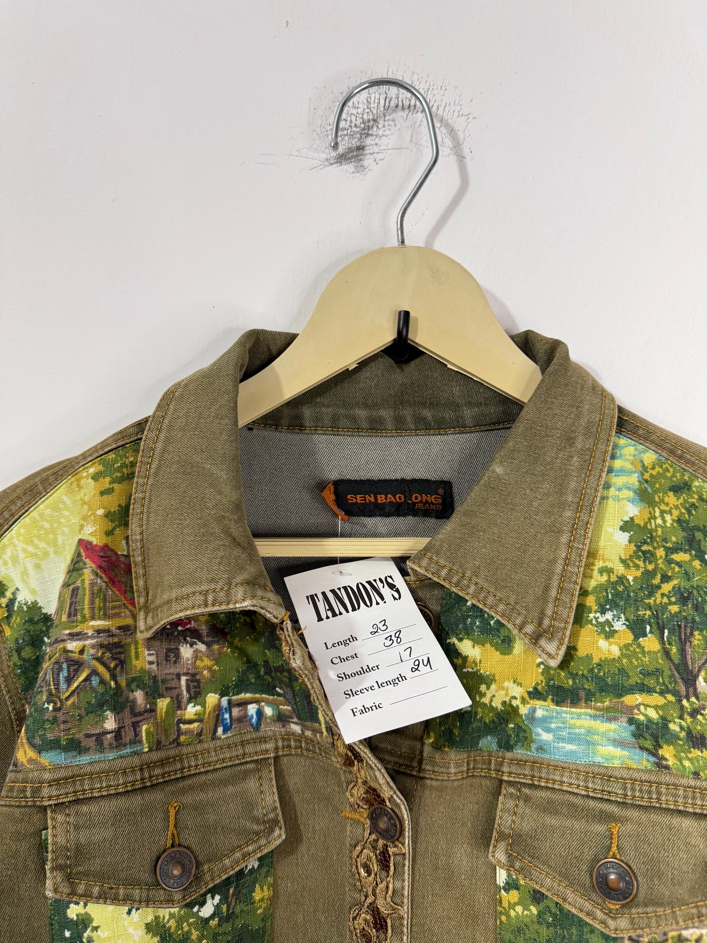 Customised Tapestry patchDenim Jacket