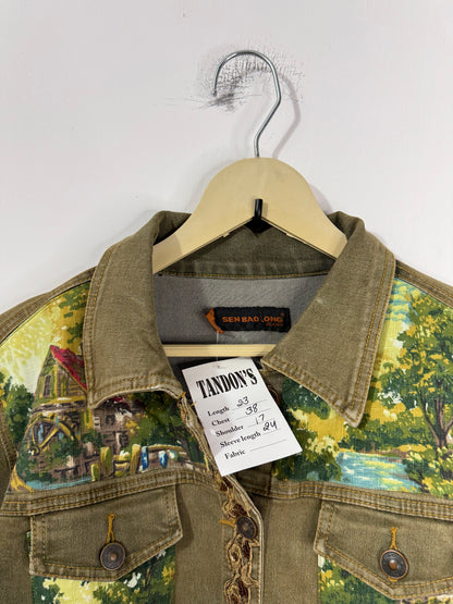 Customised Tapestry patchDenim Jacket