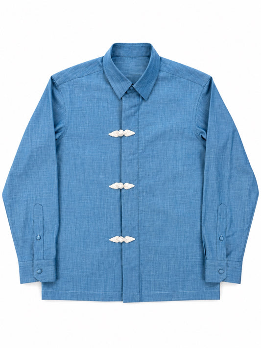 Celestial Knot Cotton Shirt