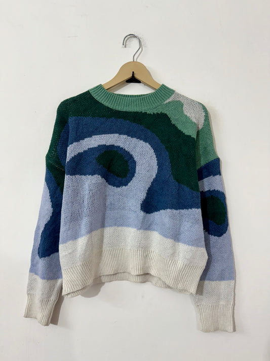 Wavy Woolen Sweater