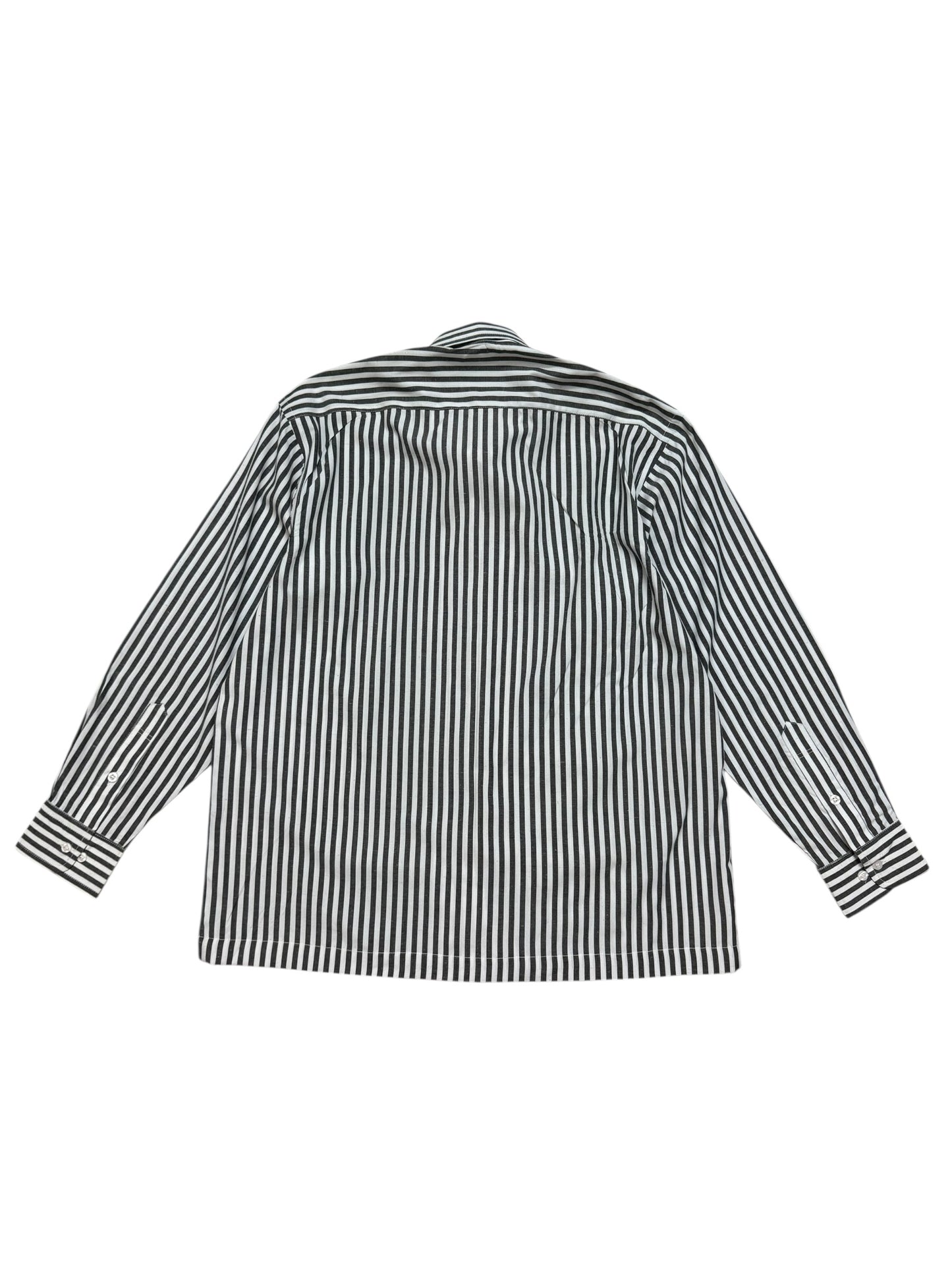 Cheongsam Black 100% Cotton Shirt