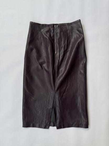 Velvet straight  skirt