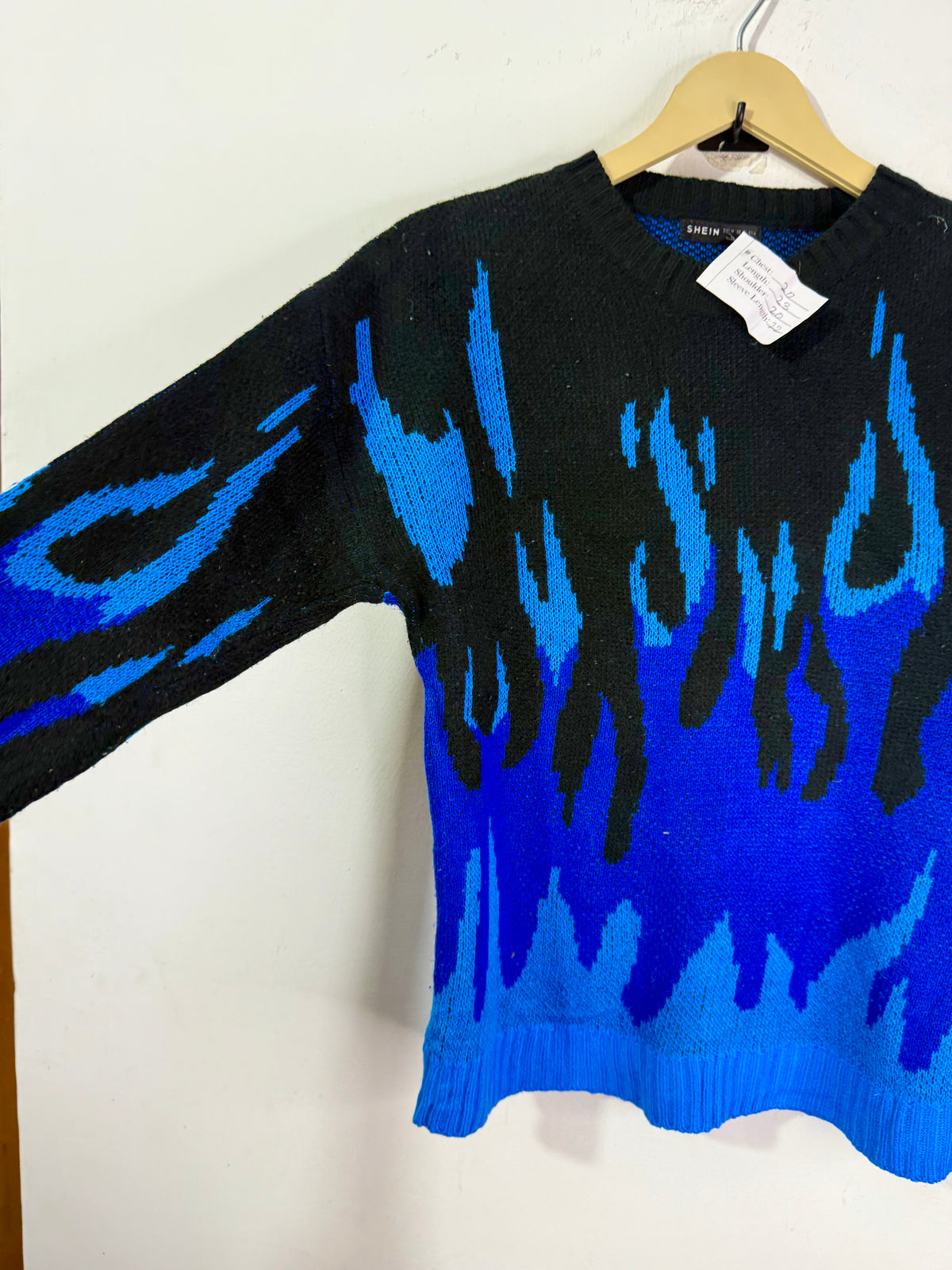 Blue Fire Sweater