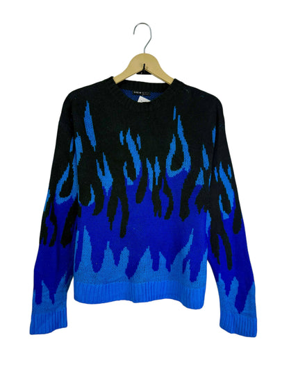 Blue Fire Sweater
