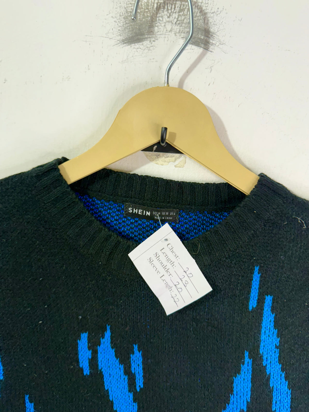 Blue Fire Sweater
