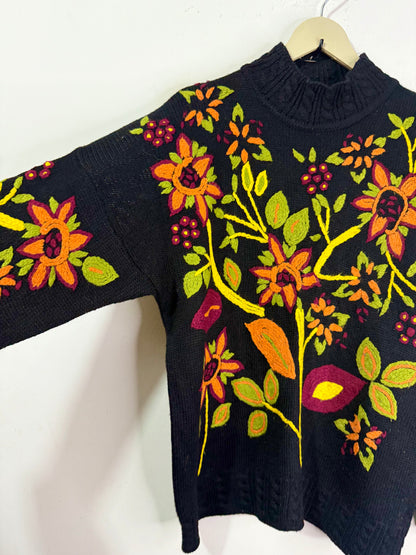 Floral Sweater