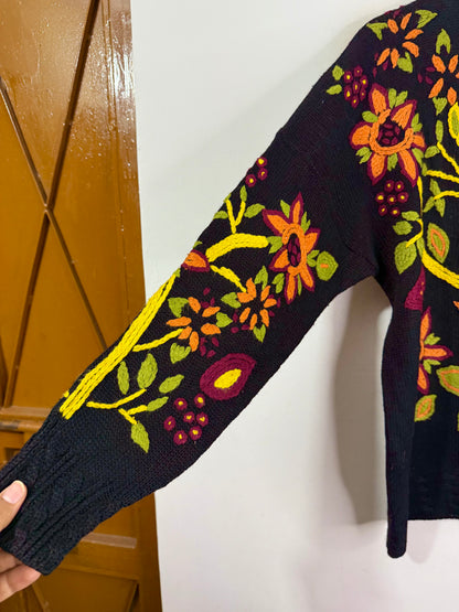 Floral Sweater