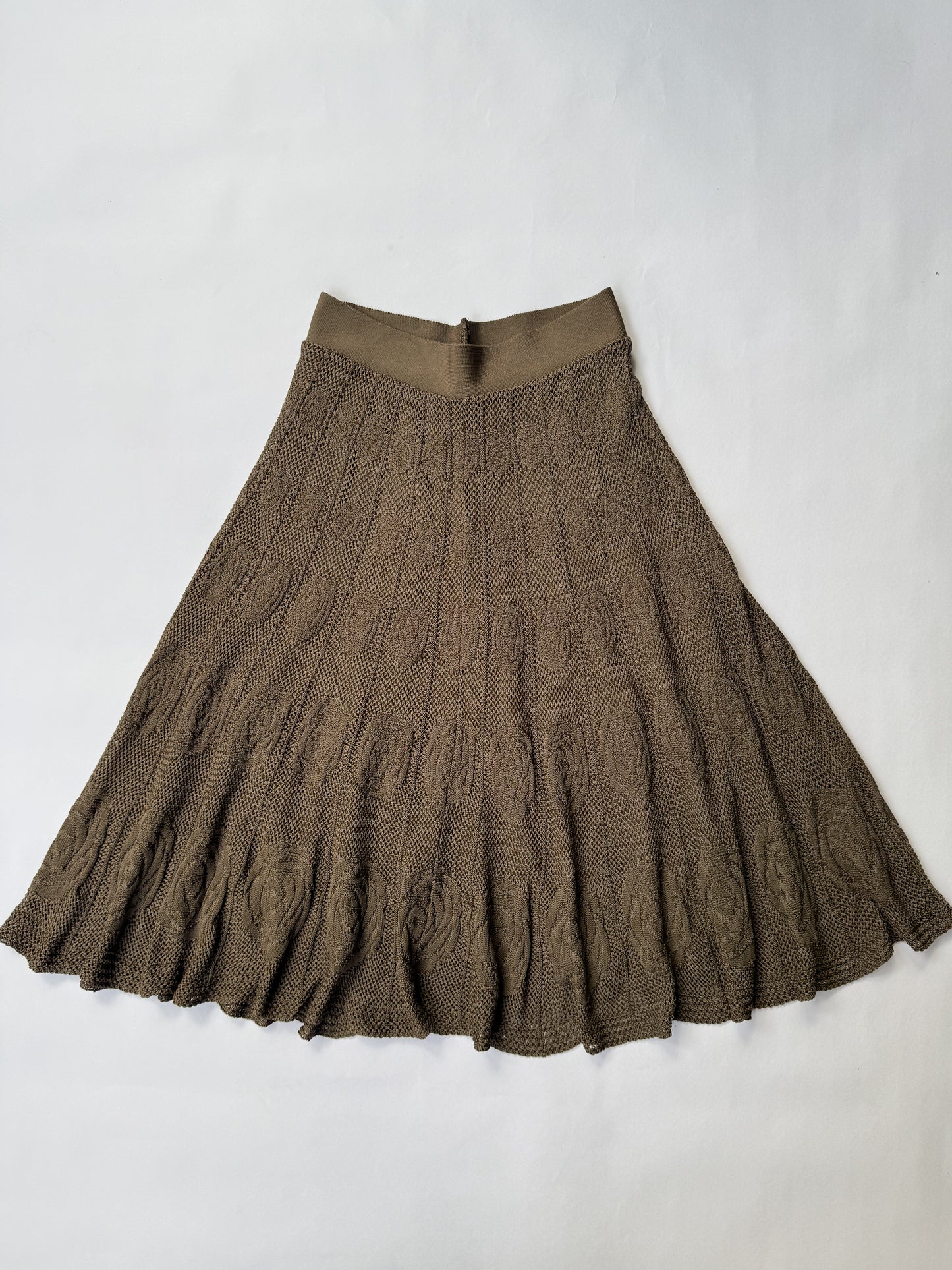 A'line Crochet Long skirt