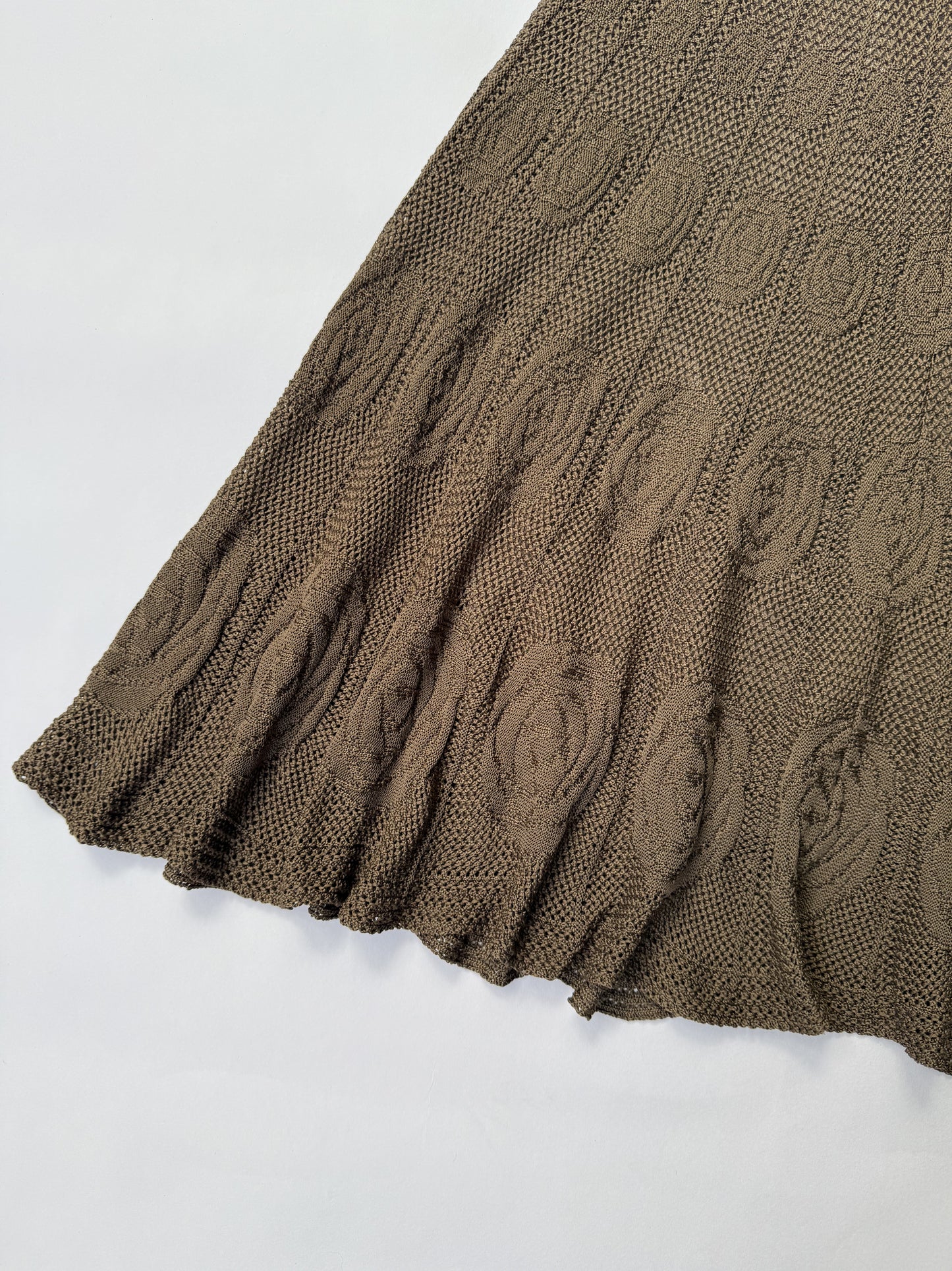 A'line Crochet Long skirt