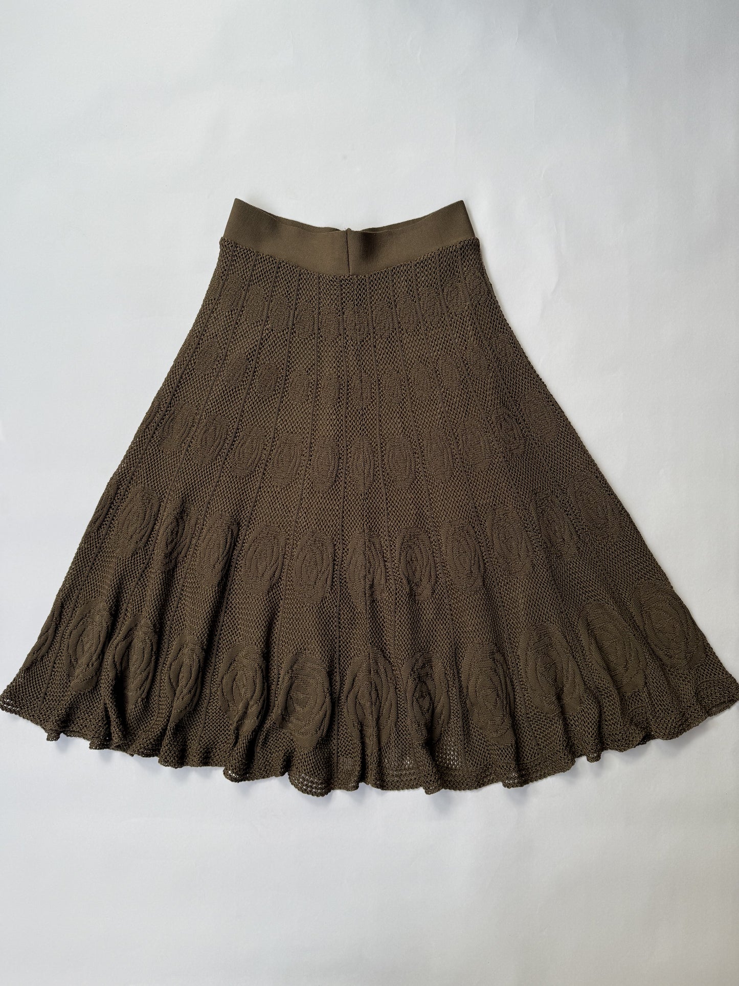 A'line Crochet Long skirt