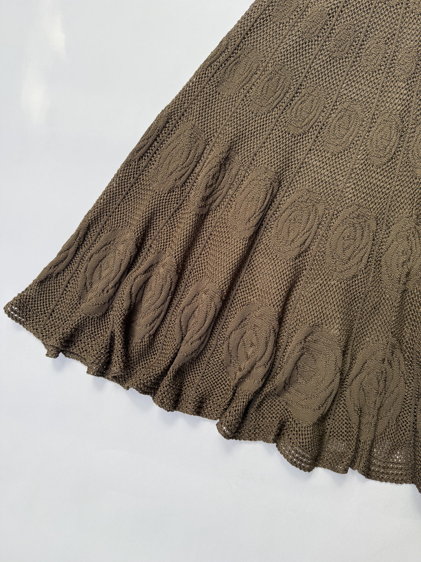 A'line Crochet Long skirt