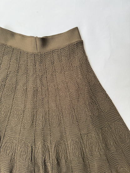 A'line Crochet Long skirt