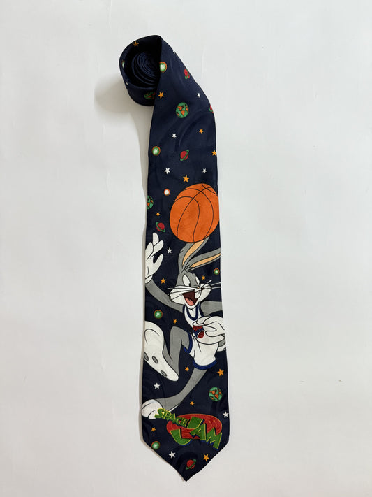 Space AM vintage silk tie