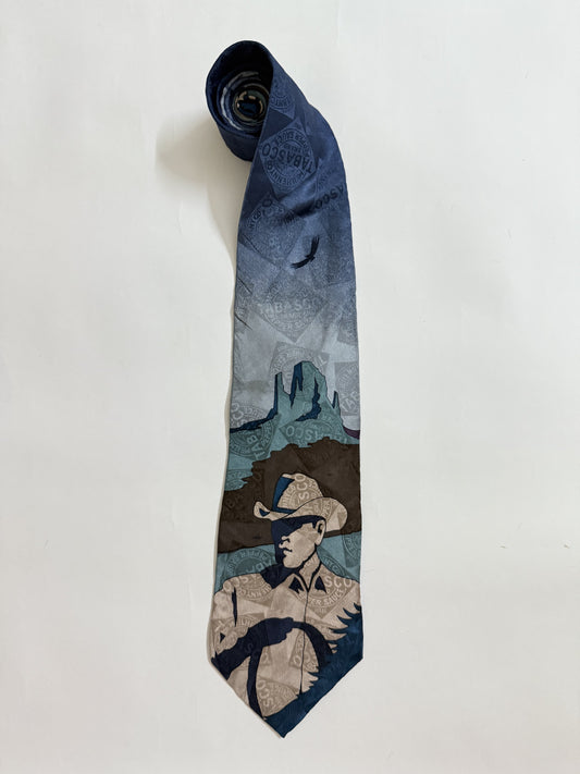 Tabasco vintage silk tie