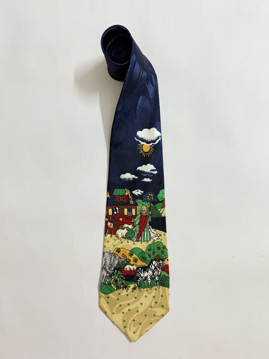 Renaissance vintage silk tie