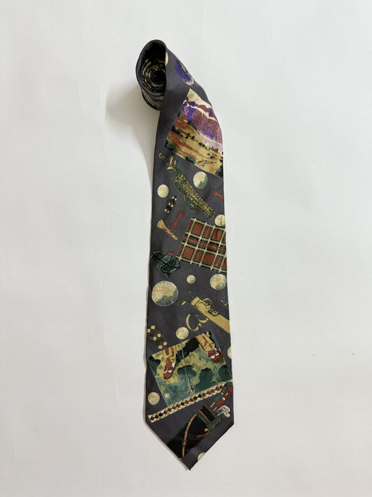 Expressions vintage silk tie