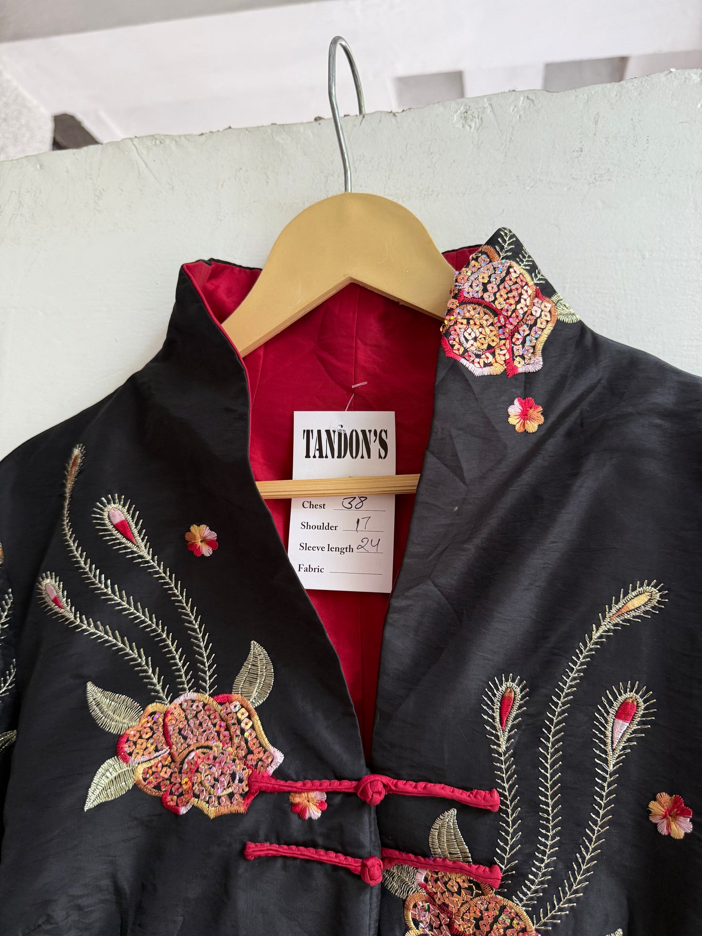 Embroidered Kimono Jacket