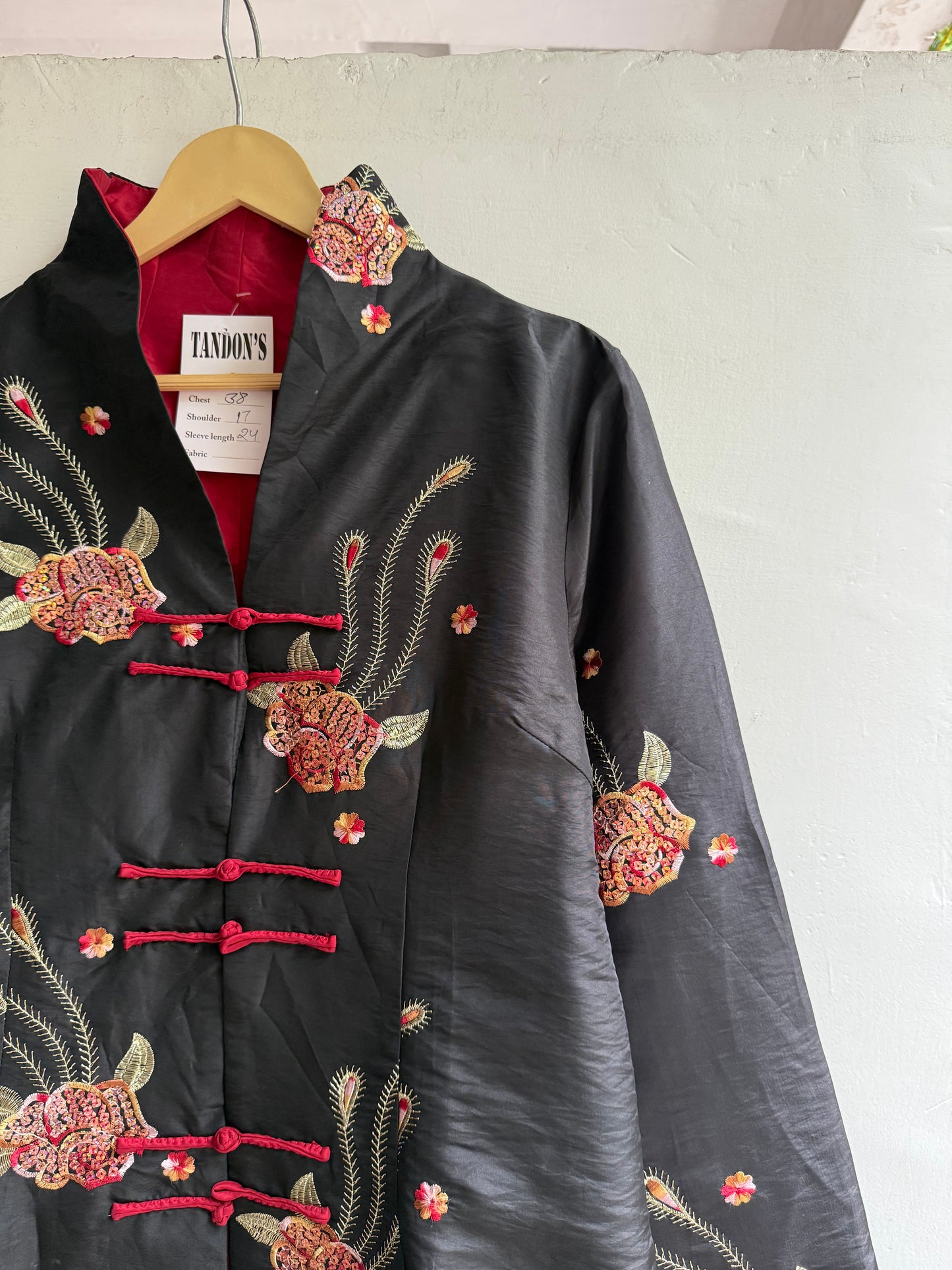 Embroidered Kimono Jacket