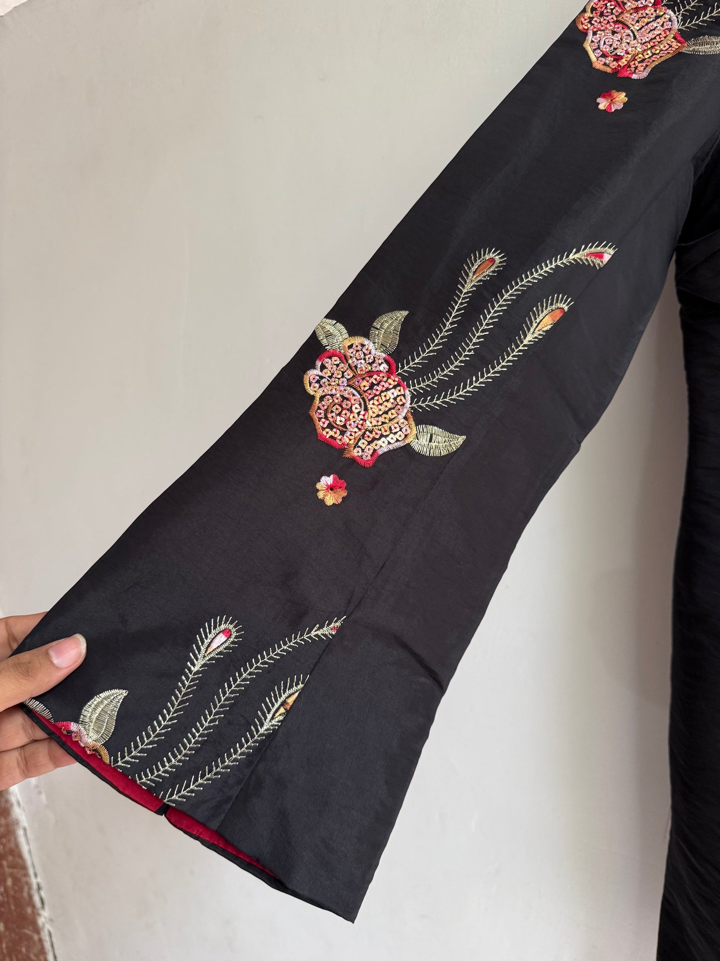 Embroidered Kimono Jacket