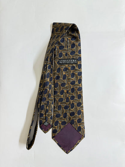 Structure Vintage silk tie