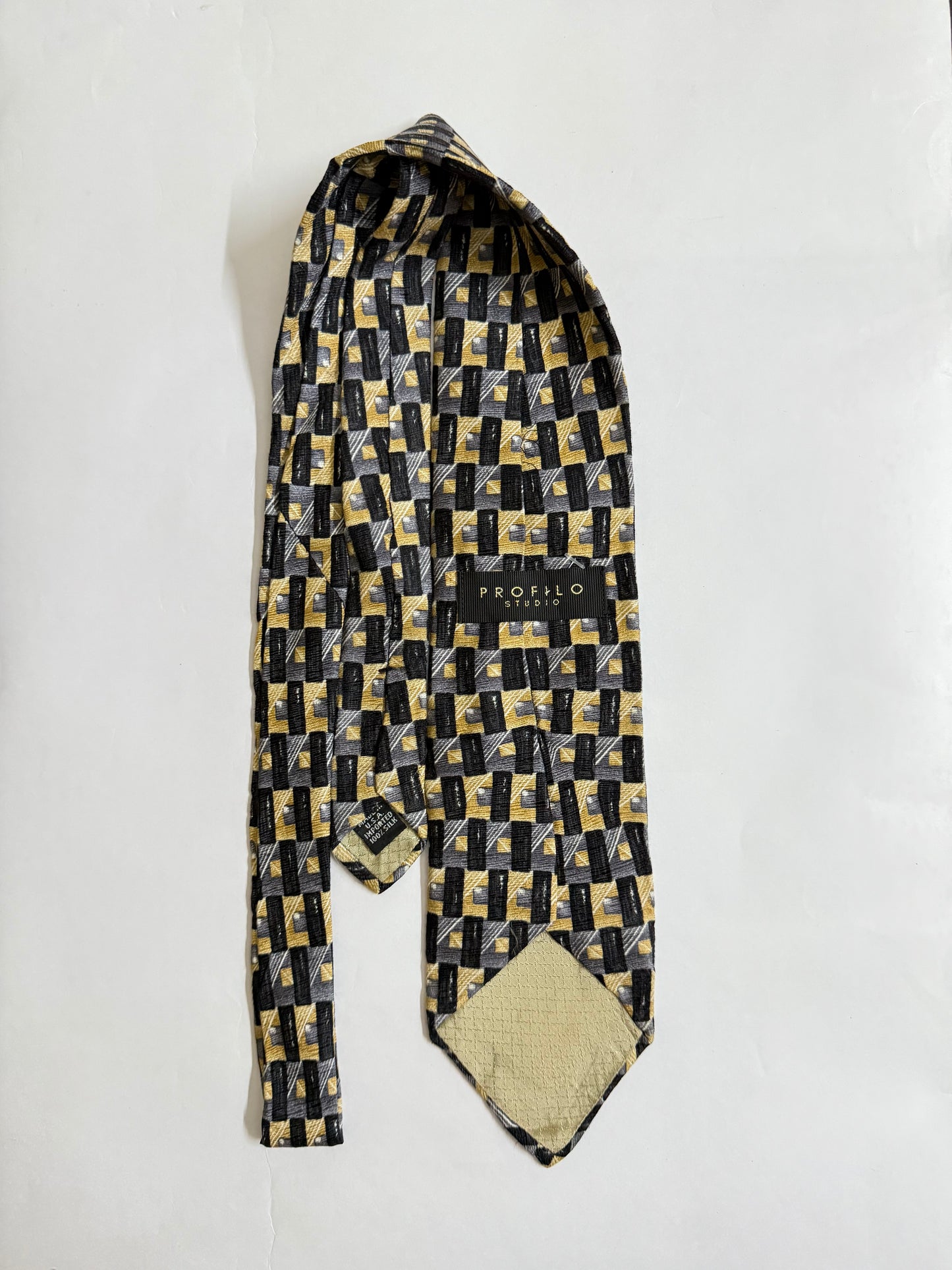 Profilo vintage silk tie