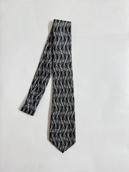 Green Dog vintage silk tie