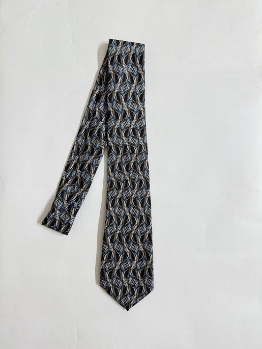 Green Dog vintage silk tie