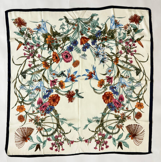 Floral Print vintage  scarves