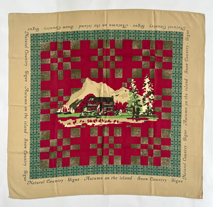 Natural Country. Gigue. vintage silk scarves