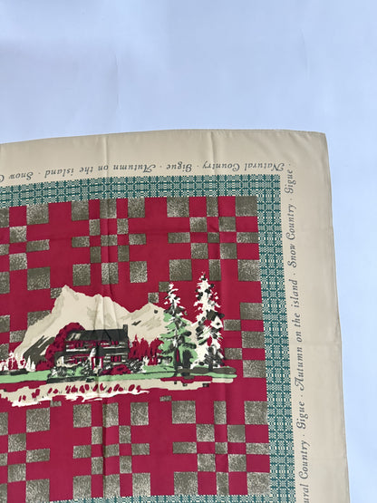 Natural Country. Gigue. vintage silk scarves