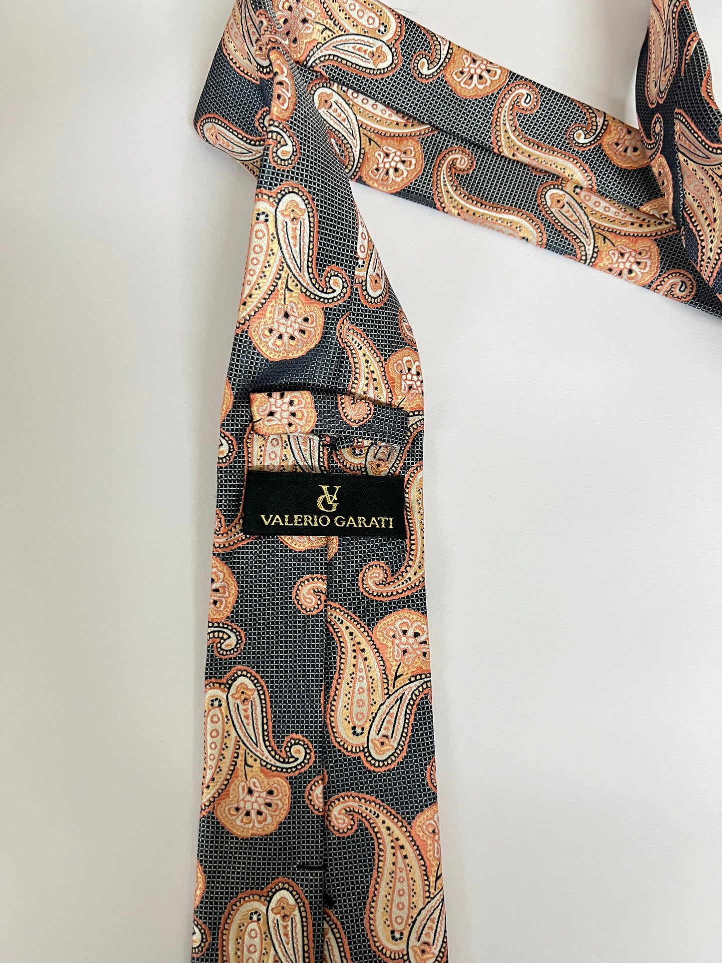 Valerio Garati vintage satin tie