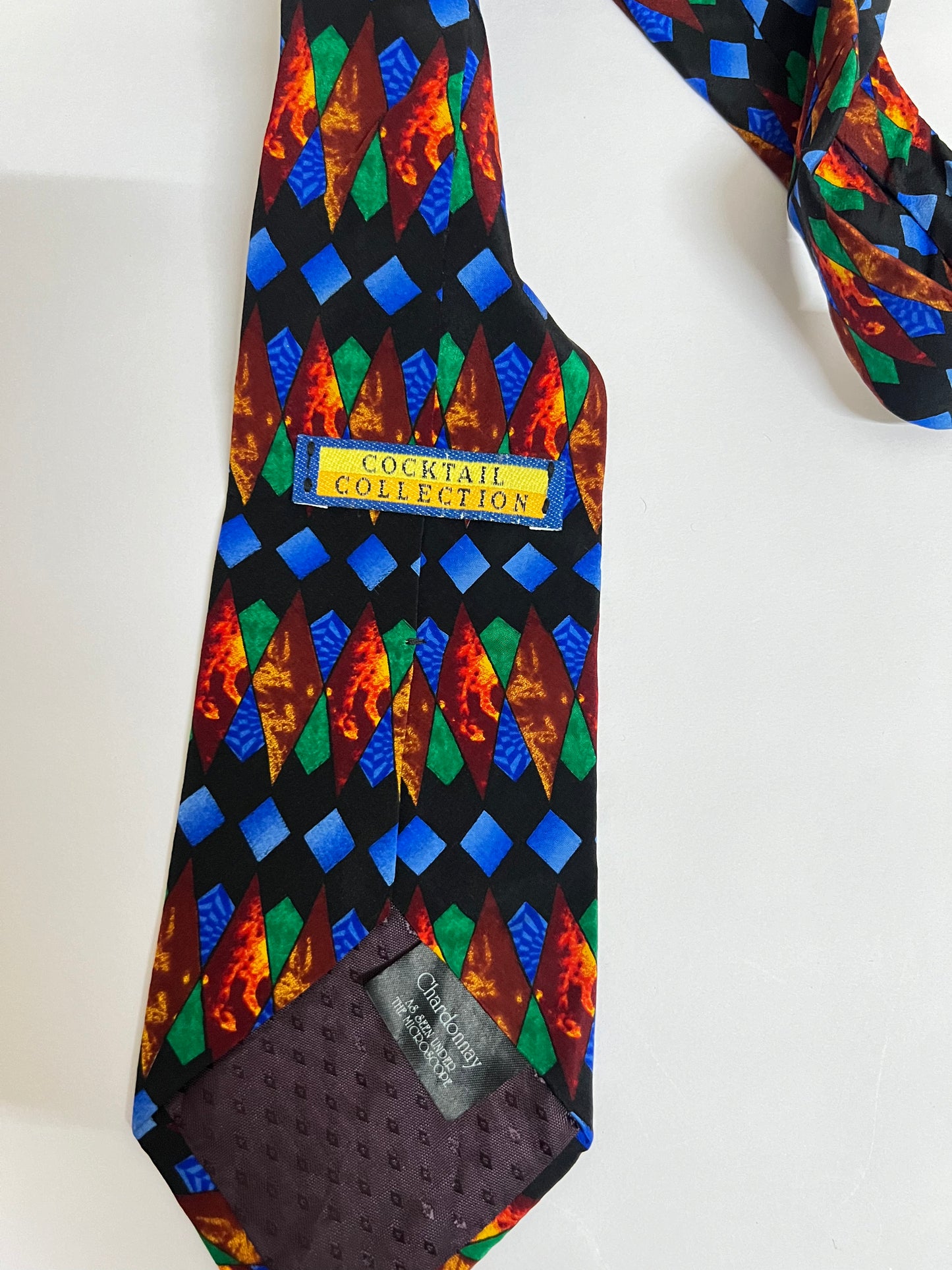 Cocktail Collection vintage silk tie