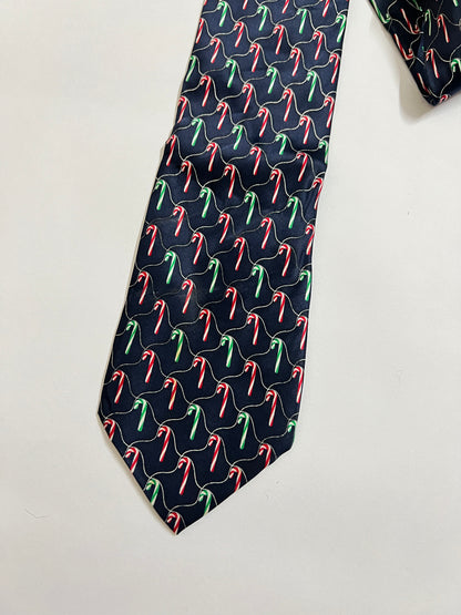 Holidays vintage satin tie