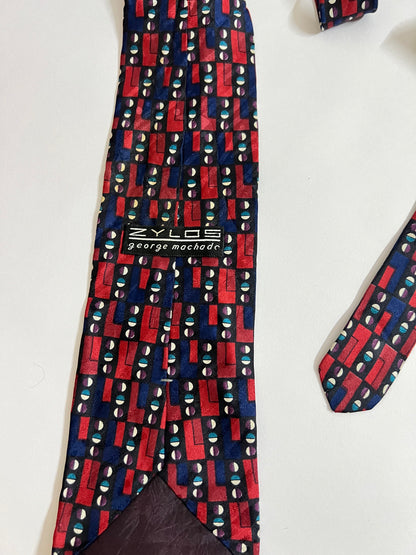 ZYLOS George Machado vintage silk tie