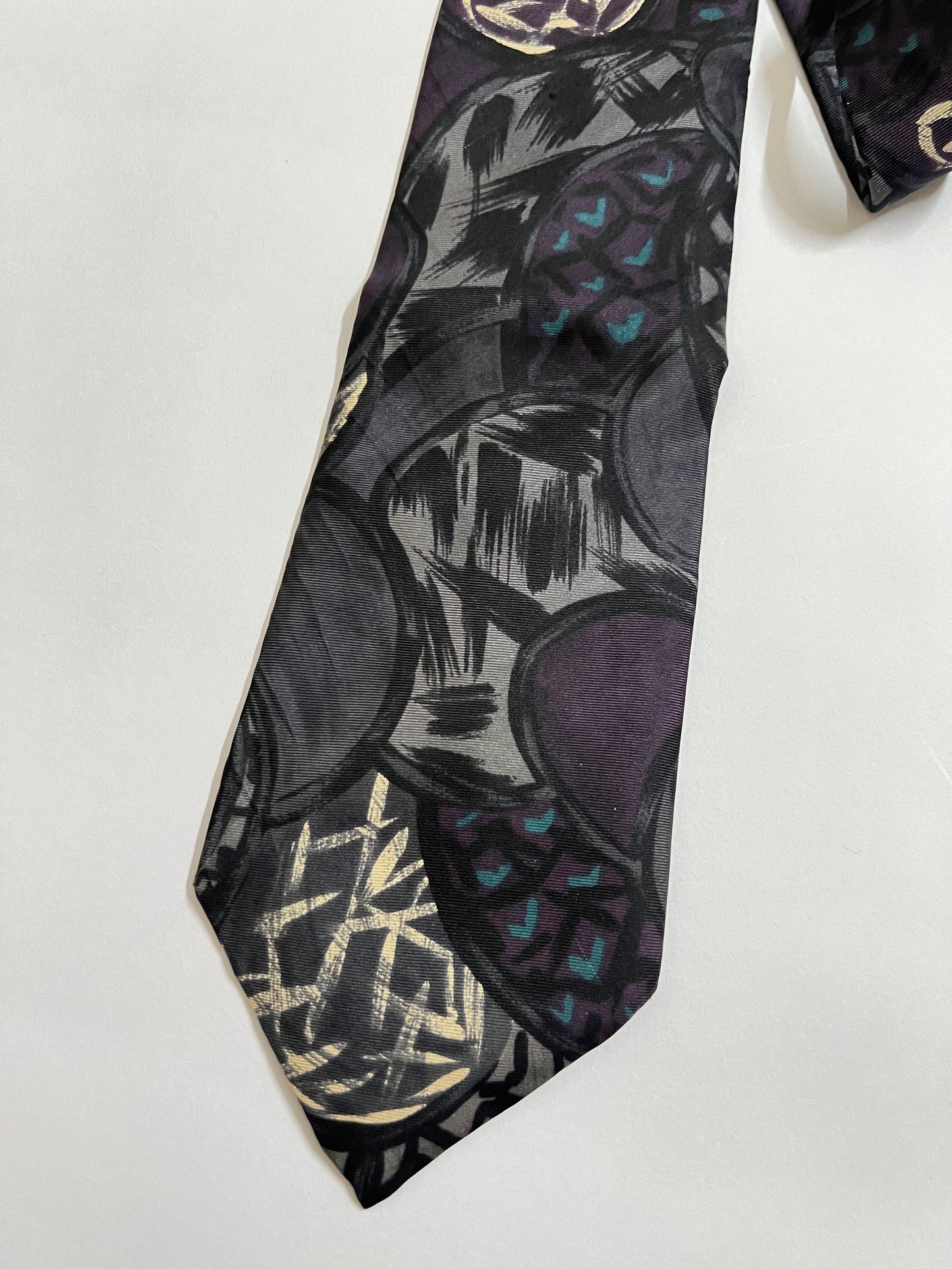 ZYLOS George Machado vintage silk tie