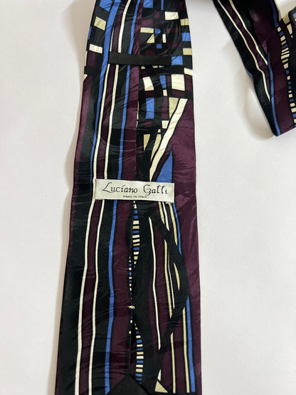 Luciano Gatti vintage satin tie