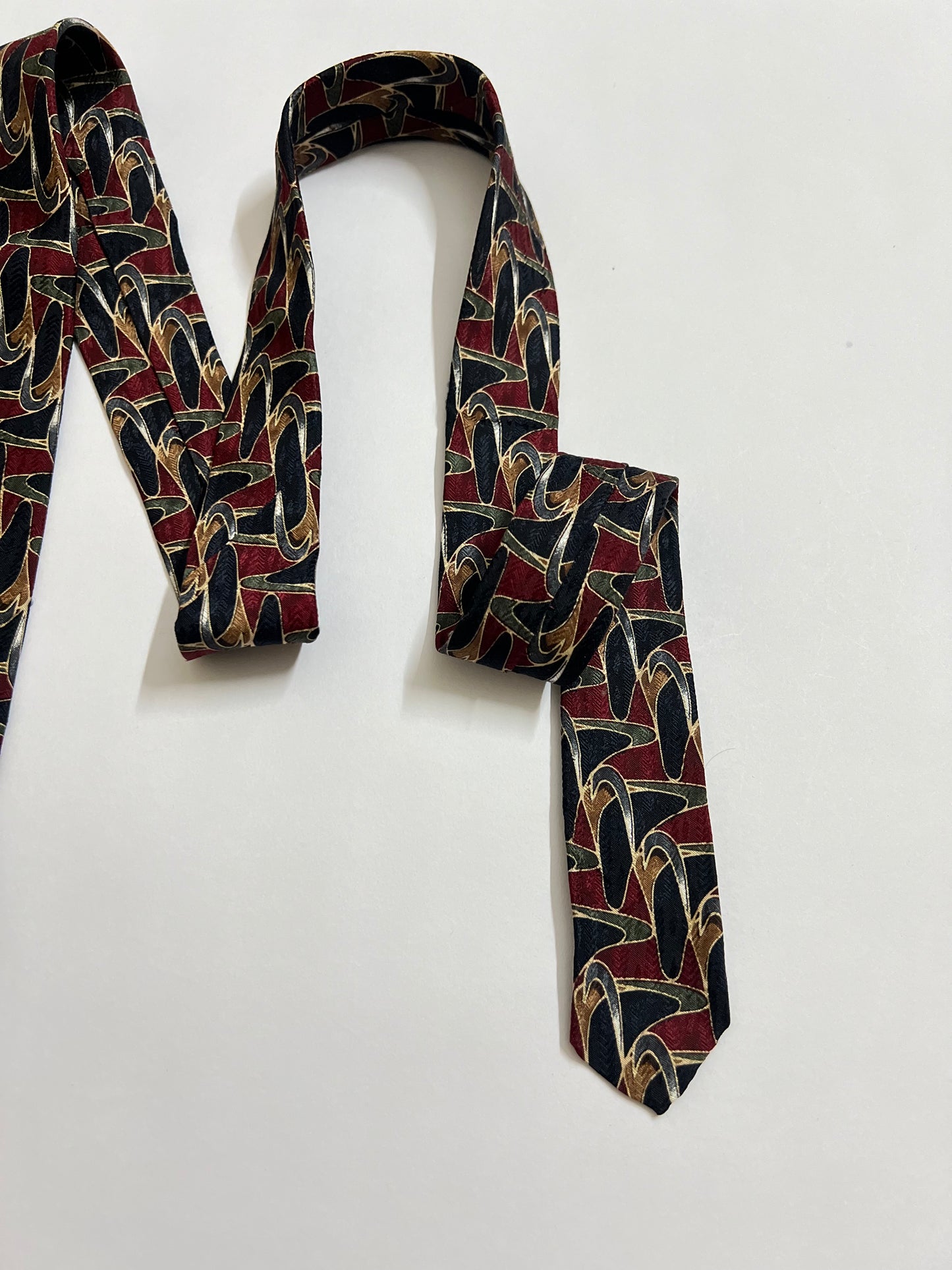 FR Ferrell Reed vintage silk tie