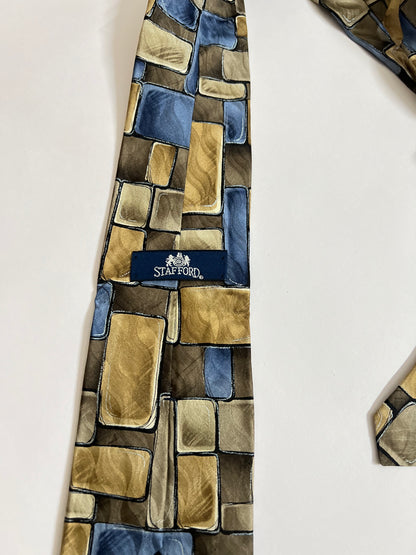 Stafford vintage silk tie