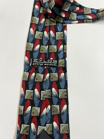 ZYLOS George Machado vintage silk tie