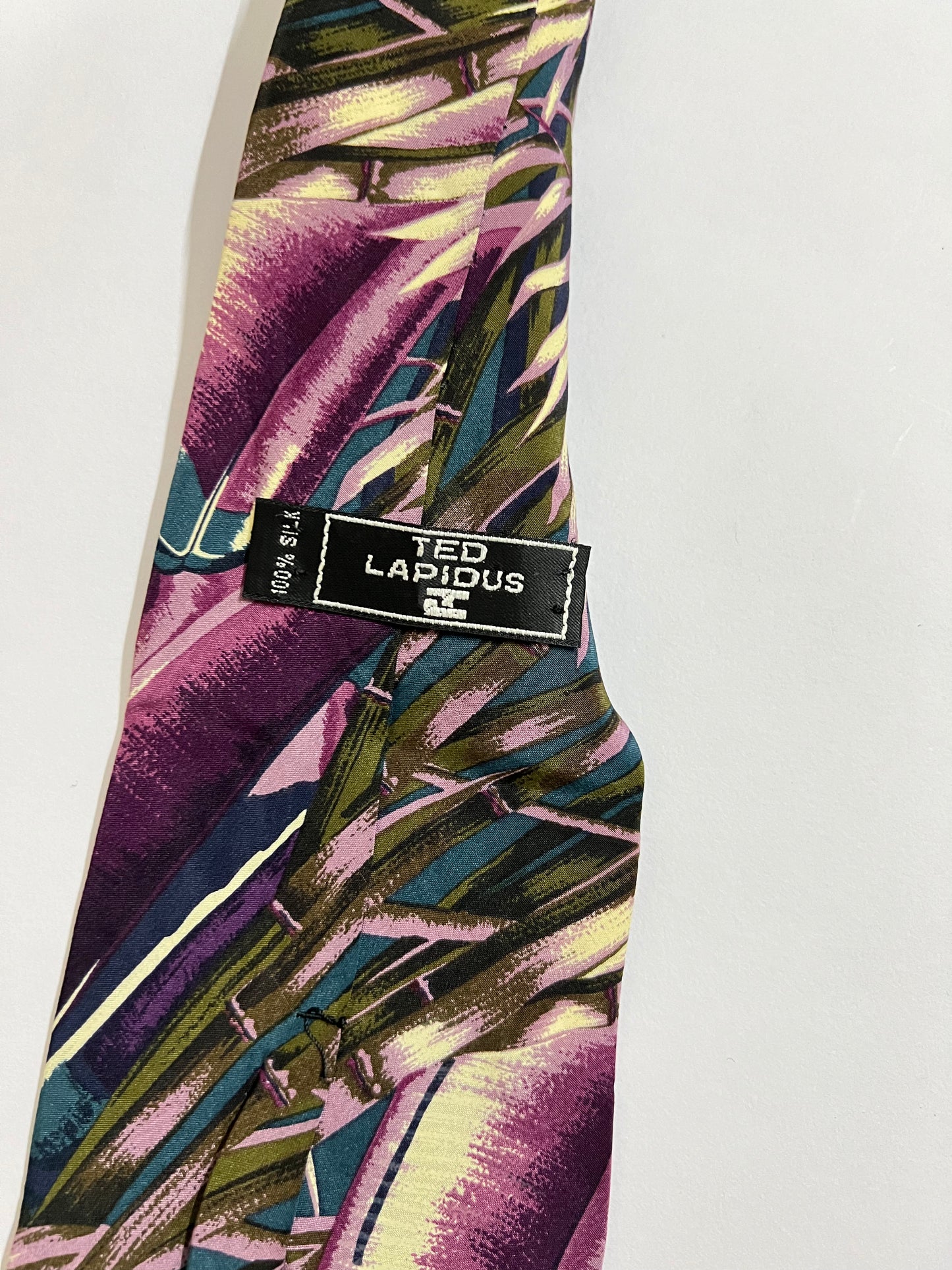 Ted Lapidus vintage silk tie