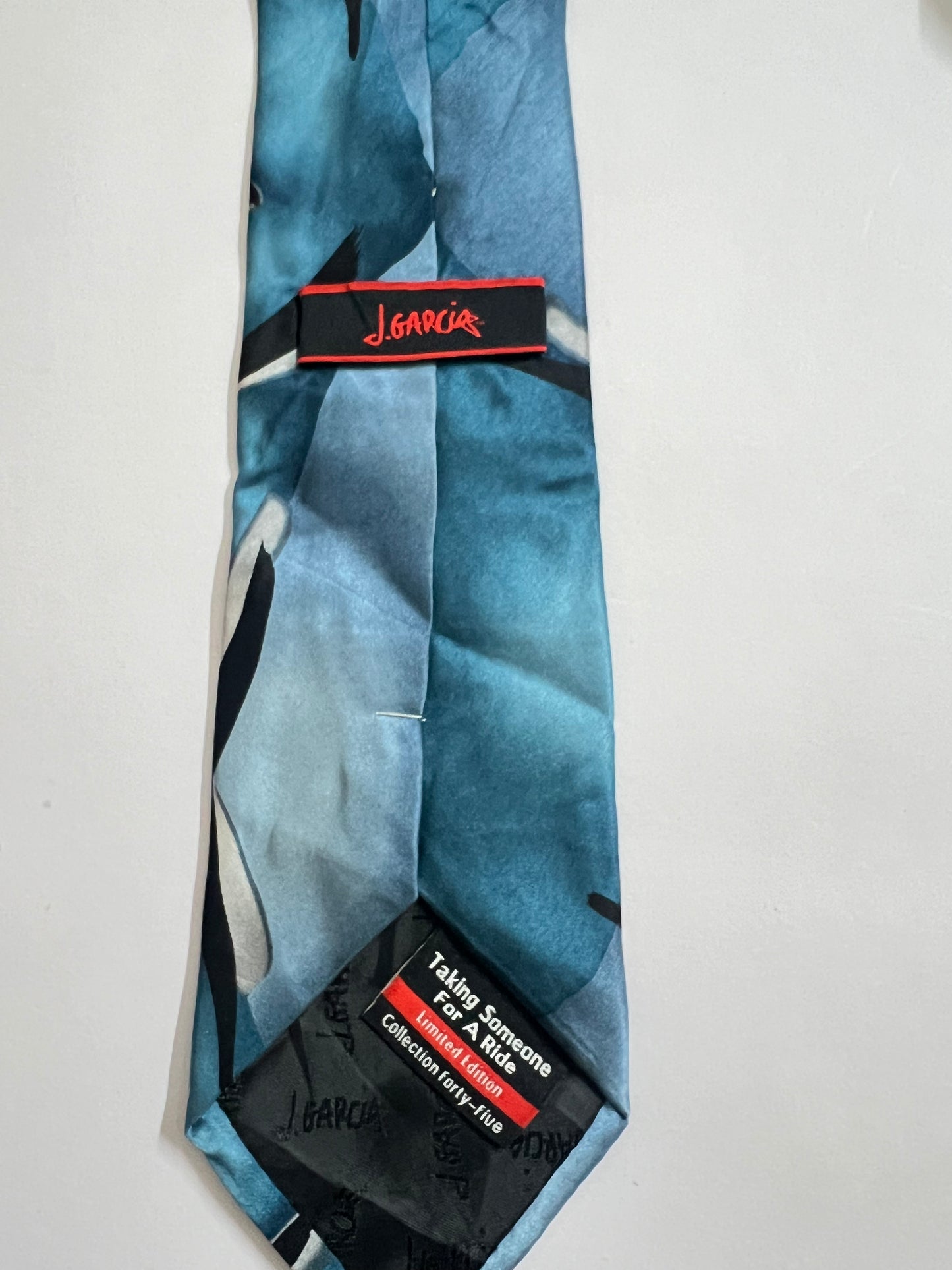 J. Garcia vintage satin tie