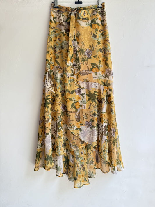 Floral Flared skirt