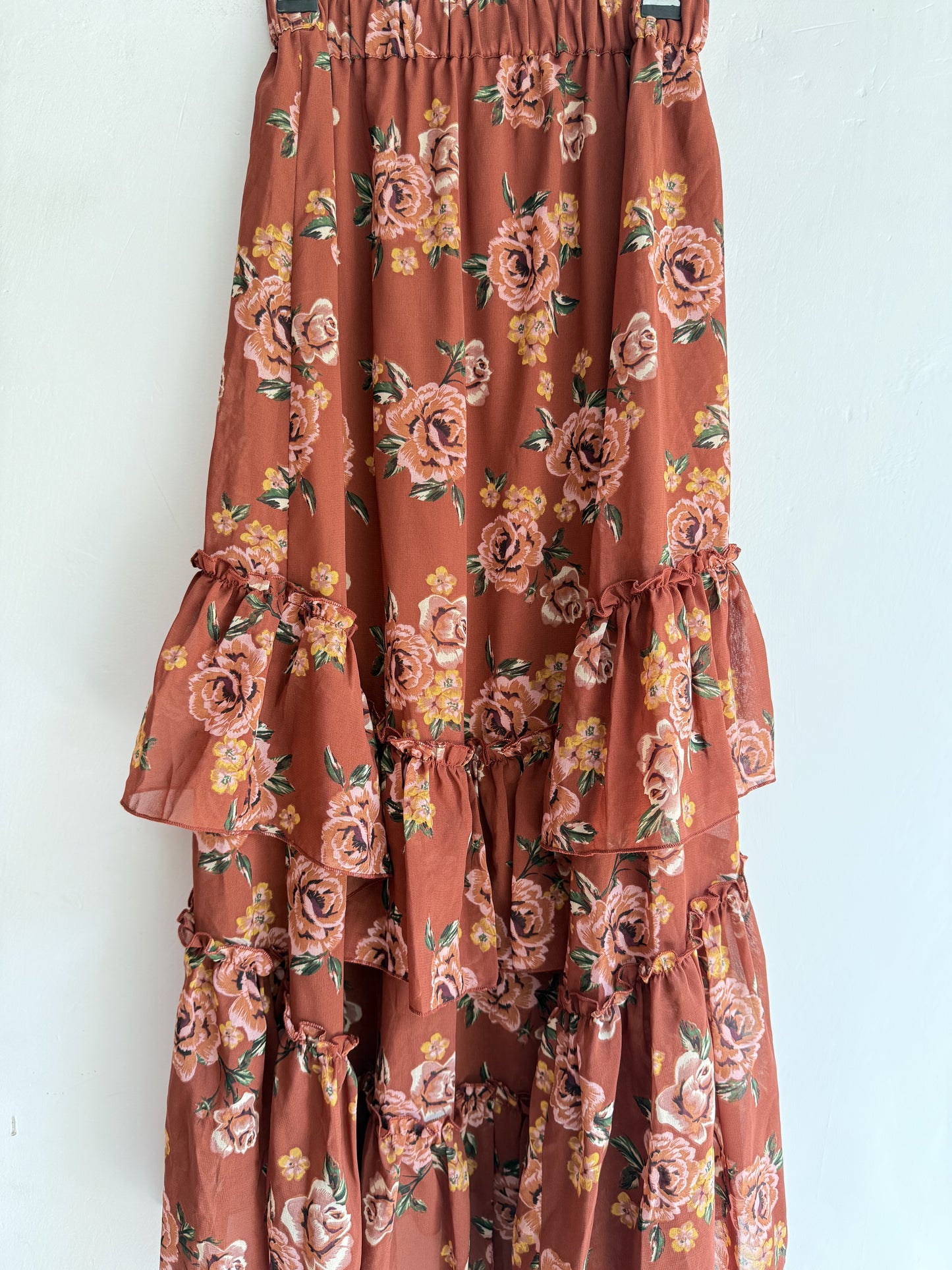 Floral Flared skirt