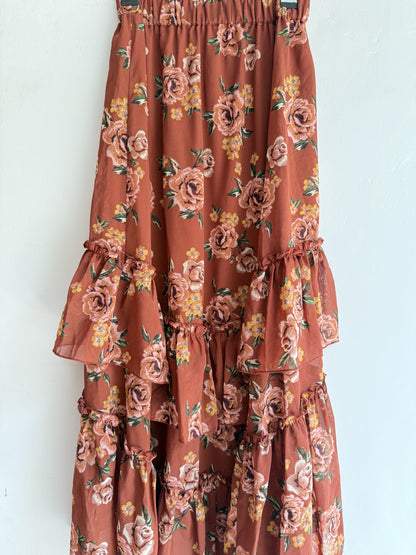 Floral Flared skirt