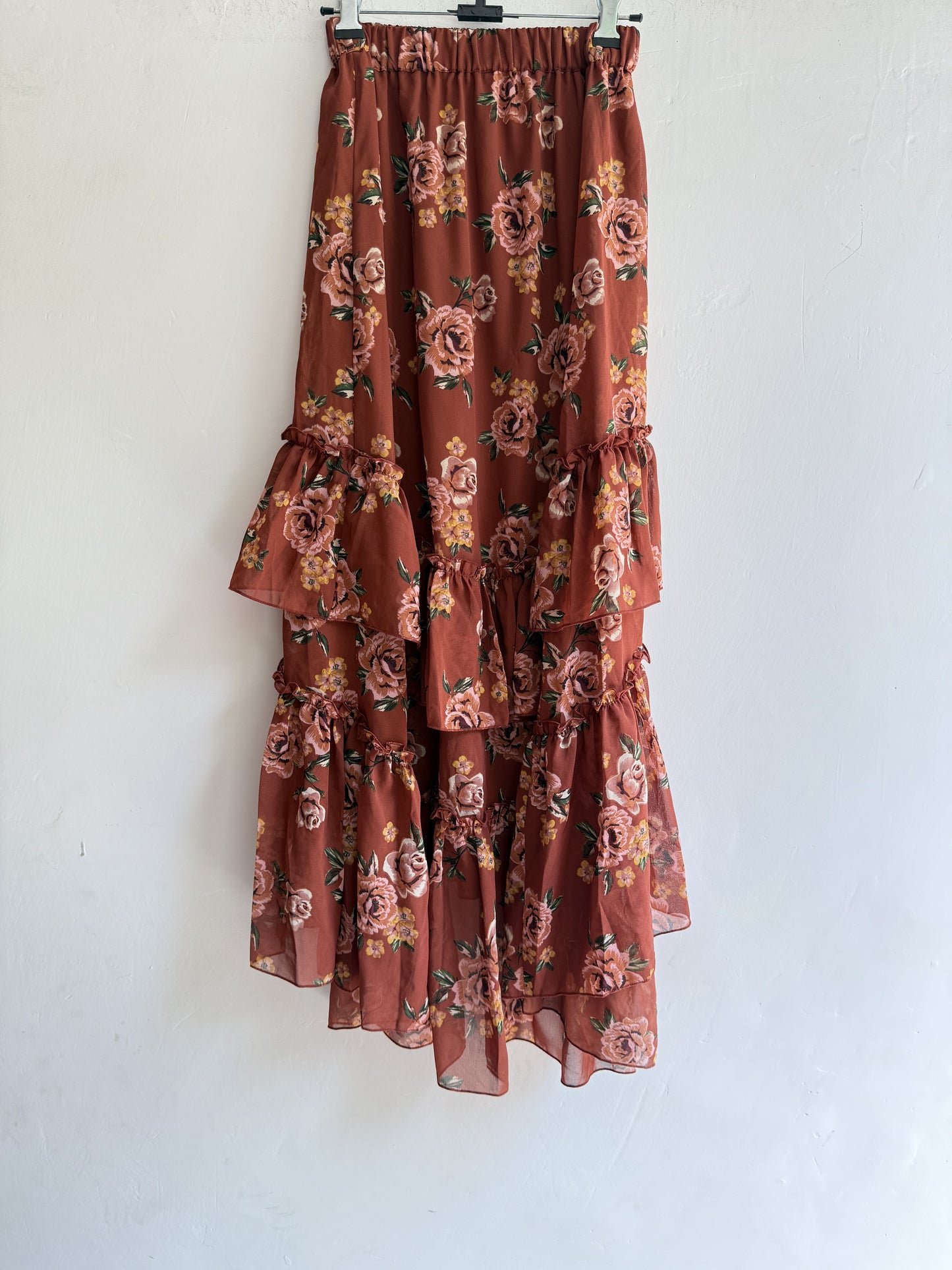 Floral Flared skirt