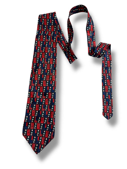 ZYLOS George Machado vintage silk tie