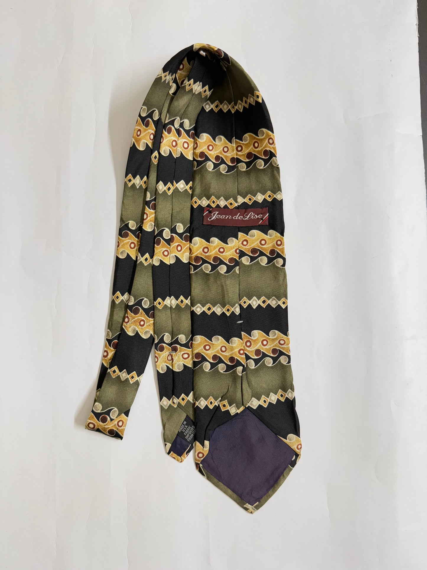 Jean De Lise Vintage silk tie