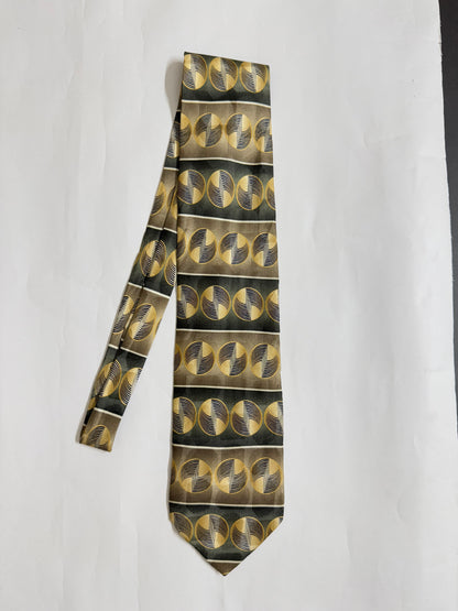 Bergamo Newwork Vintage silk tie