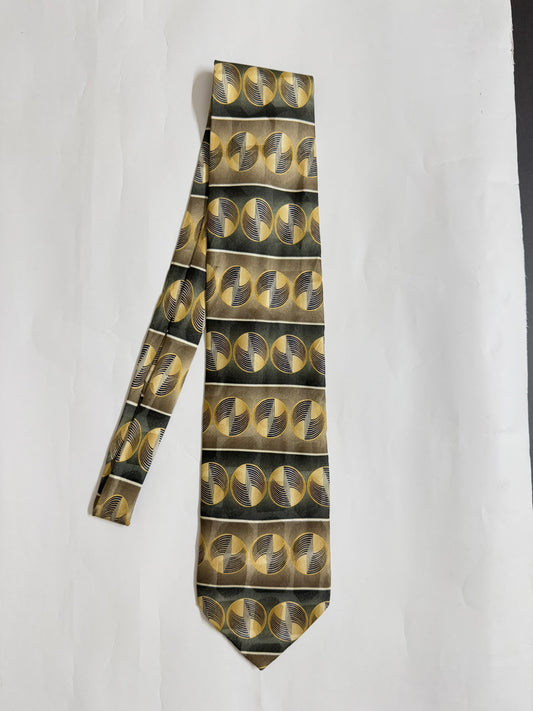 Bergamo Newwork Vintage silk tie