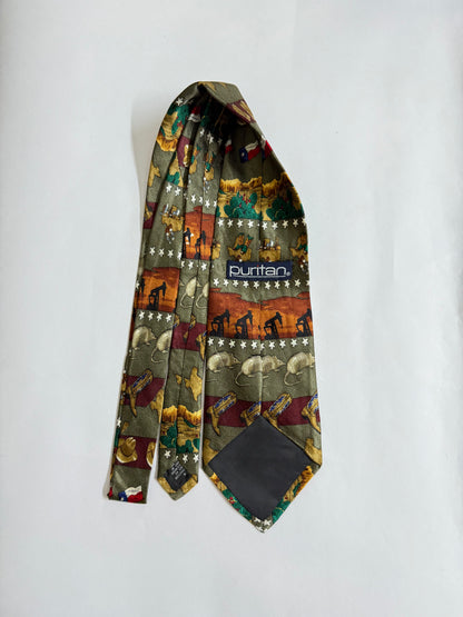 Puritan Vintage silk tie